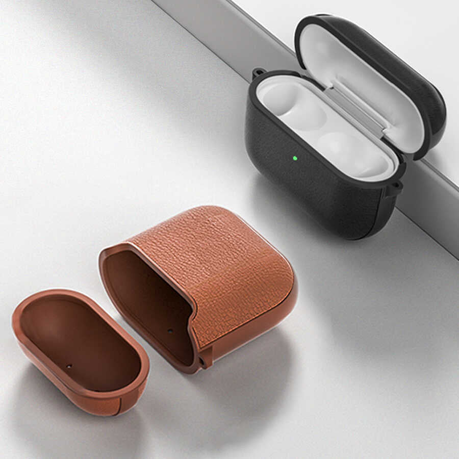 Wiwu Calfskin Airpods Kulaklık Kılıfı - 9 Wiwu Calfskin Airpods Kulaklık Kılıfı - 9